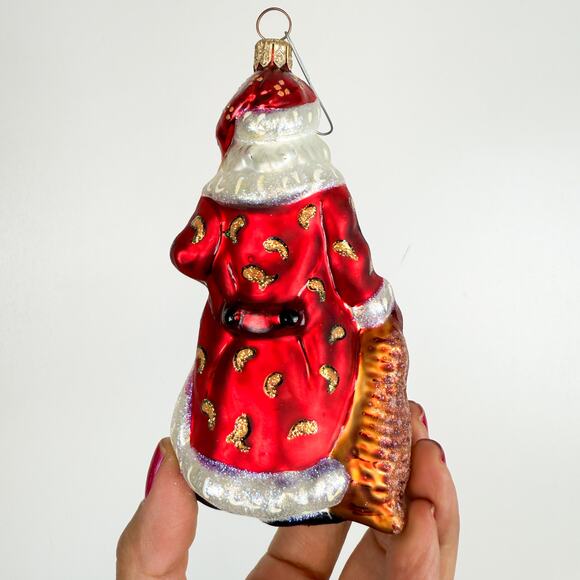Christopher Radko Starbucks Santa’s Java Glass Ornament Christmas 1999 - Picture 4 of 9